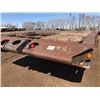 Image 3 : 1997 K-Line 10'x53' Tridem Scissor Neck Trailer Flip down beaver tail c/w live roll, Hendrickson Air