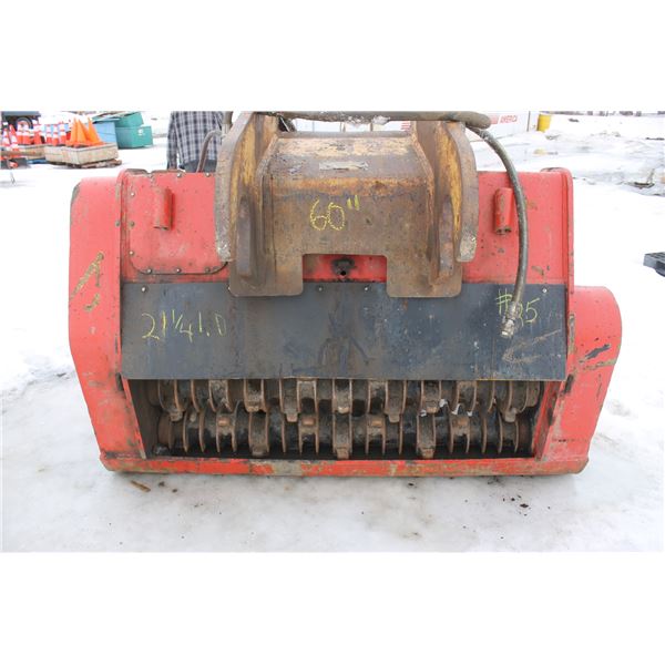 IMAC 60" ALLU Rock Bucket Attachment 21 1/2" in between the ears (new hyd pump)