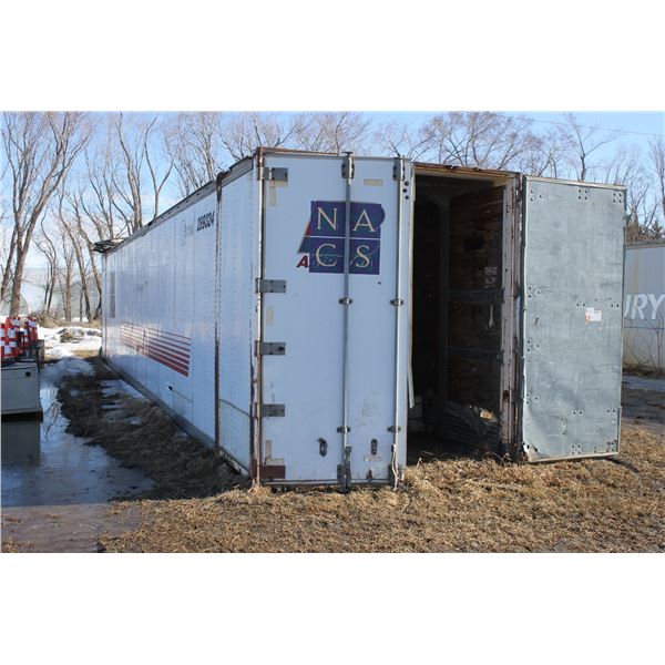 8.5'x48' Van Body, roof & floor need repair (no load out until April 15th)