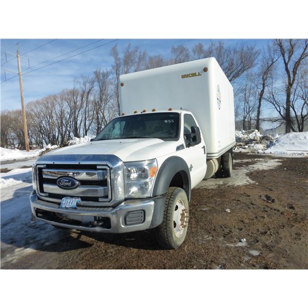 Approx 2013 Ford 550, 4x4, c/w 15' Van Body, Diesel, Auto (motor not running) SN. FDUF5HT7DEA20620 (