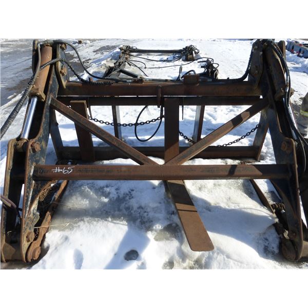 IMAC Loader Grapple, Cat IT28F, 93" Carriage, only 1 fork, 36 1/2" between ears, SN.E33621