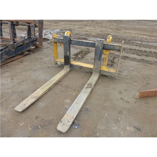 Set of John Deere Forks, Fit Volvo L90E Loader