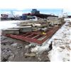 Image 1 : 8' x 30' Grated Metal Skid