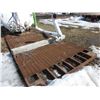 Image 1 : 8' x 30' Grated Metal Skid