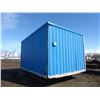 Image 2 : Blue Portable Washroom, Skid Unit, Approx. 10 1/2' x 16 1/2' c/w Contents, Fire Extinguiser, Hose, S
