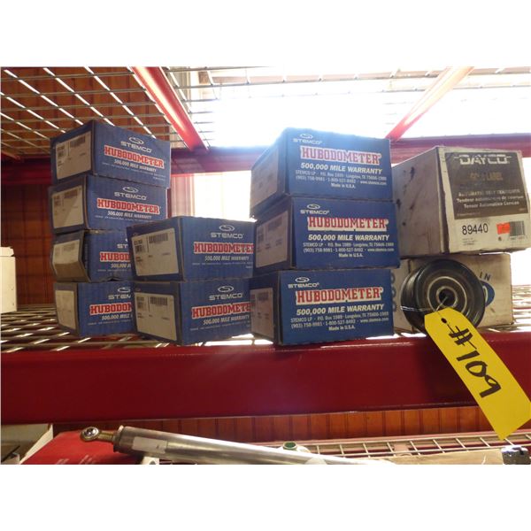 Hub Odometers, Alternator Pulley, Belt Tensioners and Cummins Idler