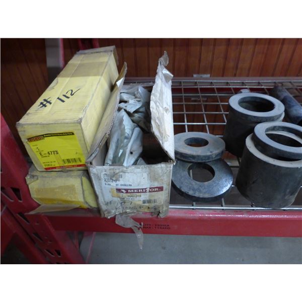 Euclid Bushing Kit, Meritor King Pin Kit, Pins, Bushings, nuts and UBolts