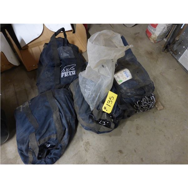 Qty of 4 Bags of Tire Chains
