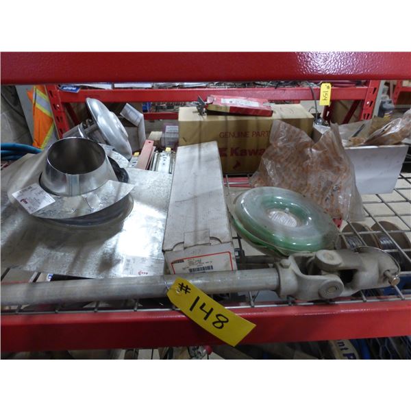 Electric Fan, Crank Handle, Hyd Hoses, Bungees, Wire Reels and Fan Belt