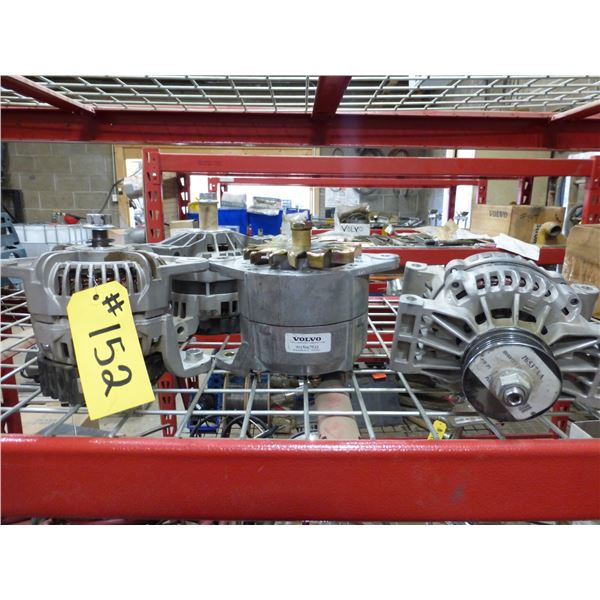Qty of 4 Volvo and Delco Remy Alternators