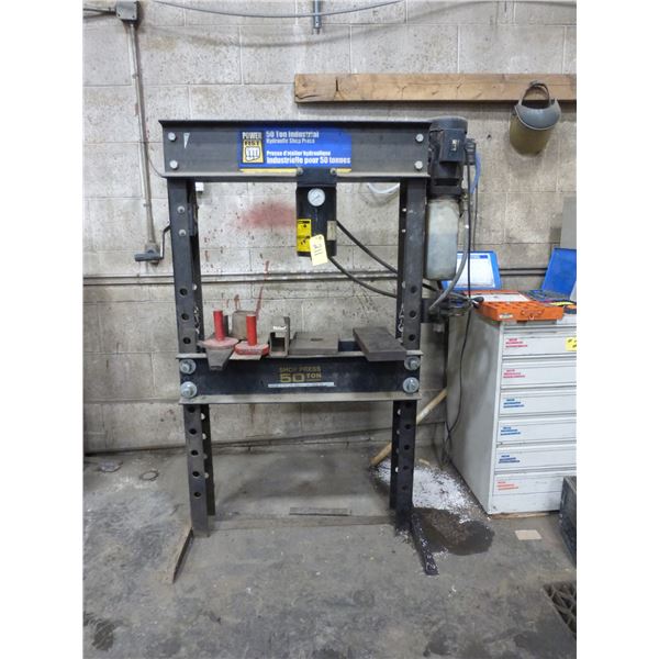 50T Power Fist Hyd. Shop Press