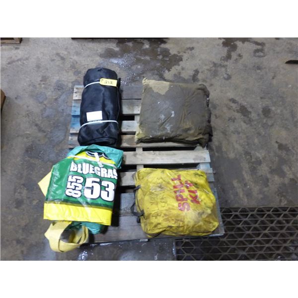 Qty of Spill Kits and Mesh Tarp