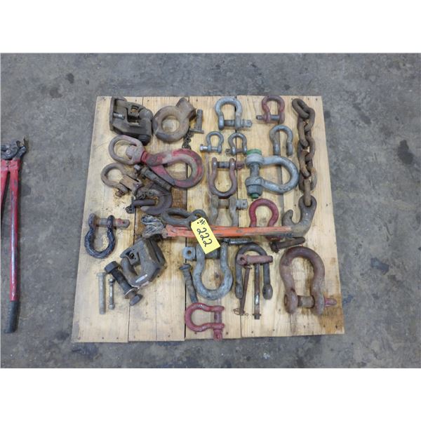 Qty of Shackles, Pintles, Chain and Pins