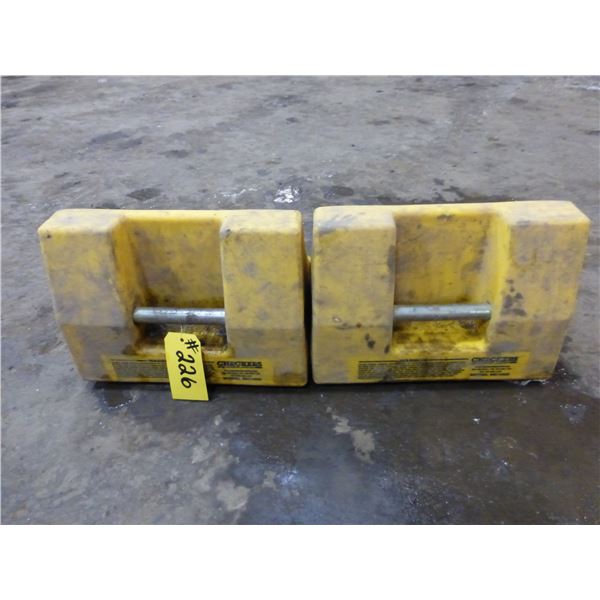 2-Yellow Chock Blocks