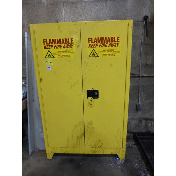Yellow Fire Proof Cabinet