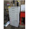 Image 1 : Grey Tool Cabinet, 10 Drawers c/w Various Hyd. Fittings, Welding Rods, Chain Hooks and Misc.