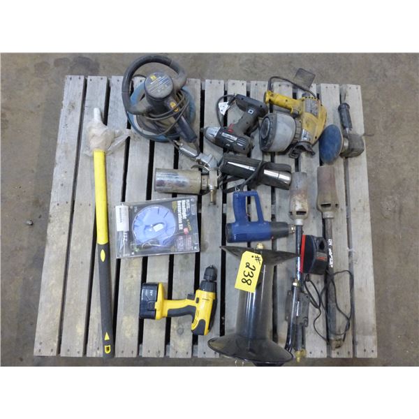 Tiger Torches, Hose Reel, Drill and Buffer
