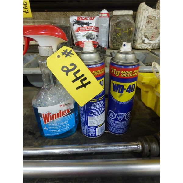 Qty of Cleaners, Oils, Degreasers and Serpentine Belts