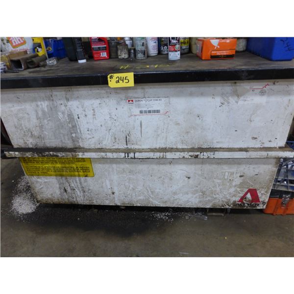 72"W x 32"H x 30"Deep Oil Dispenser Tank c/w Reel