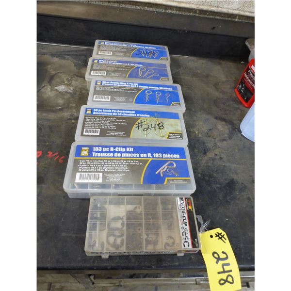 Qty Cotter and Linch Pins