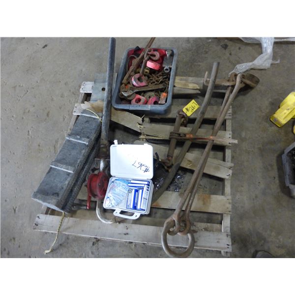 First Aid Kit, Rubber Block, Clamp and Misc.