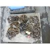 Image 1 : Qty of 3/8",7/16",1/2" Logging Chains c/w Hooks