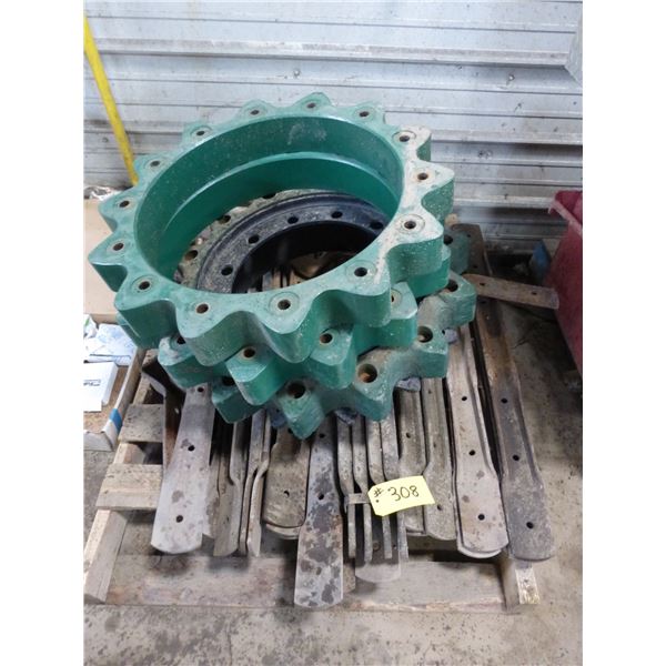 Nodwell Sprockets and Track Cleats