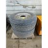Image 1 : 2- 385/65/22.5 Bridgestone Tires c/w Alum. Rims