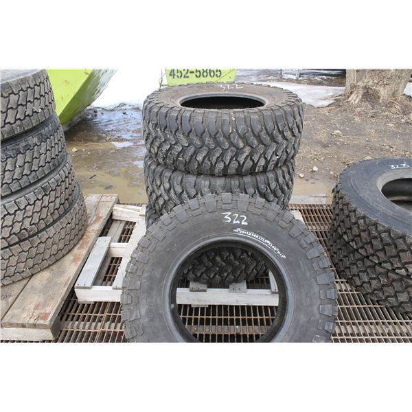 4- Tires 33 x 12.50 x 17 LT( Sell All Together)