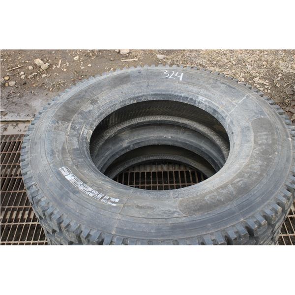 2- Tires 11R x 22.5's