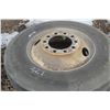 Image 1 : 2- Tires 11R x 24.5's c/w Rims