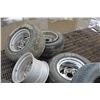 Image 3 : 4- 8 Bolt Mags c/w 7 Tires