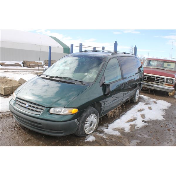 Green Plymouth Van, Sold for Parts Only