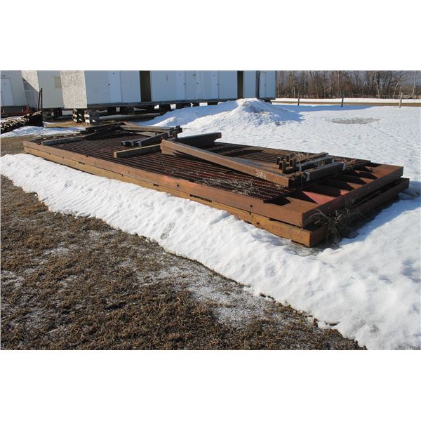 6- Metal Pieces (Square Tubing)