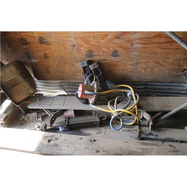 Hyd. Cylinder, Fuel Tank Brackets, Bumper and Heater