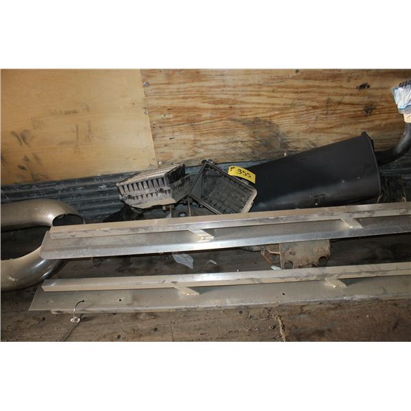 78" Alum. Box Rails, Mufflers and Air Boxes