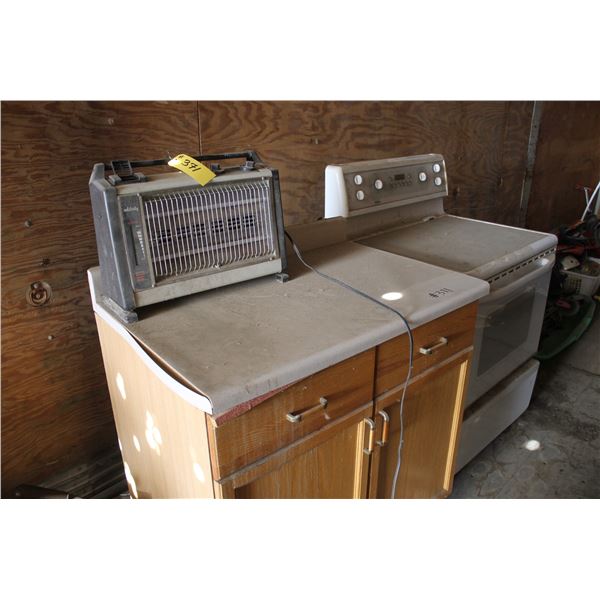 Elec. Heater, Cabinet and Stove