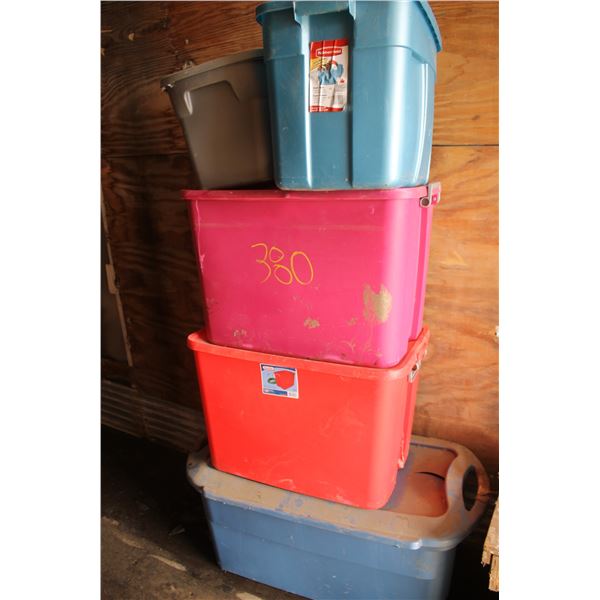 Qty of Plastic Totes