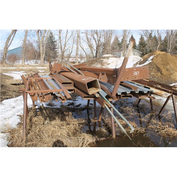 2- Steel Horses c/w all  misc. steel on top