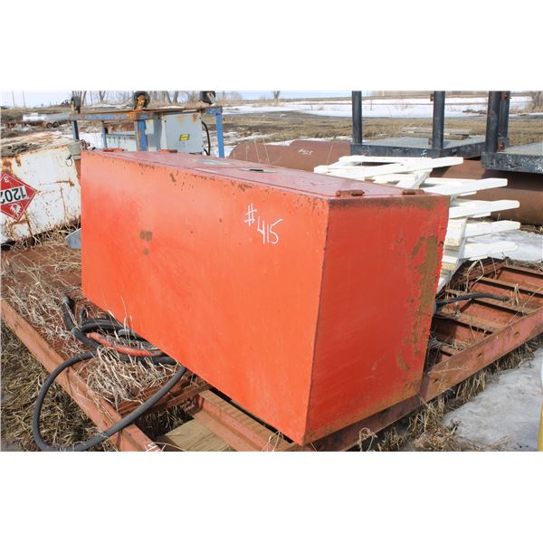 Red Tool Box c/w Tank