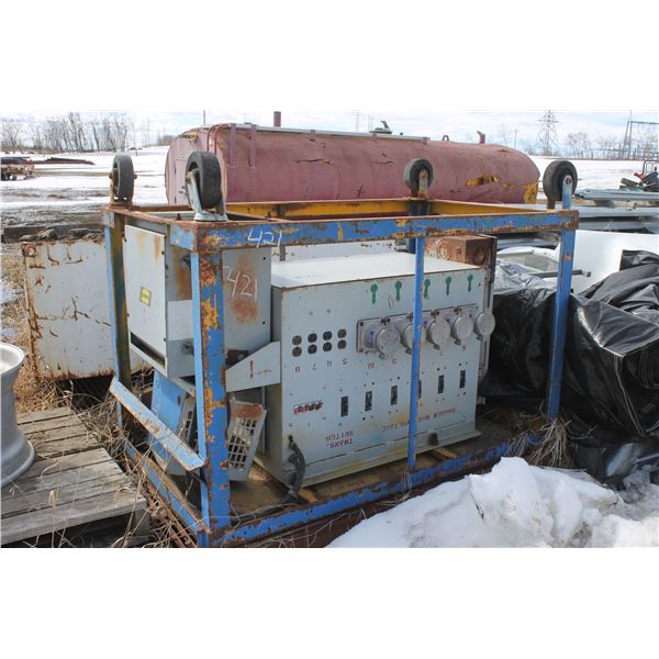 Electrical Panel c/w Rolling Cart