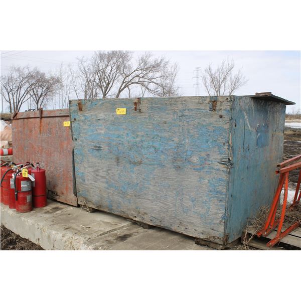 2- Large Crates of Airport Lighting