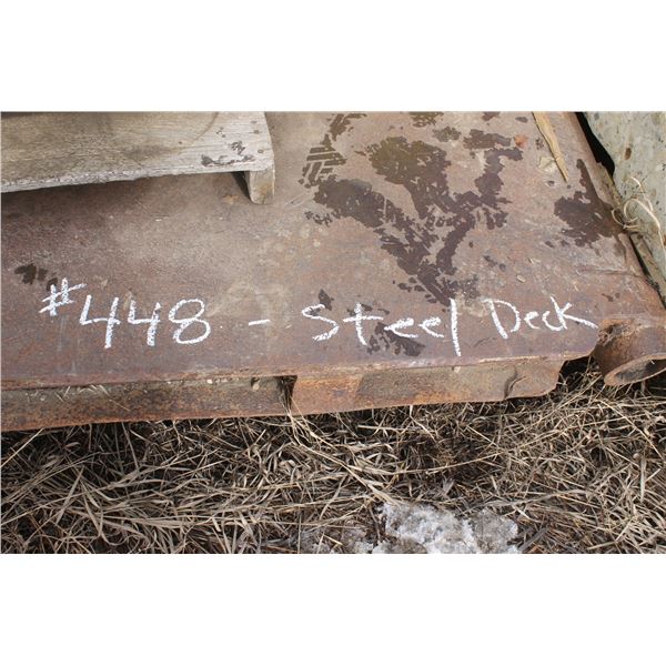 Approx. 8' x 24' Steel Deck