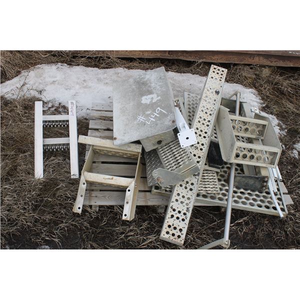 Various Alum. Steps and pieces