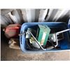 Image 3 : Ice Auger, Heater, R.V. Cord, c/w 2 Totes of Misc.