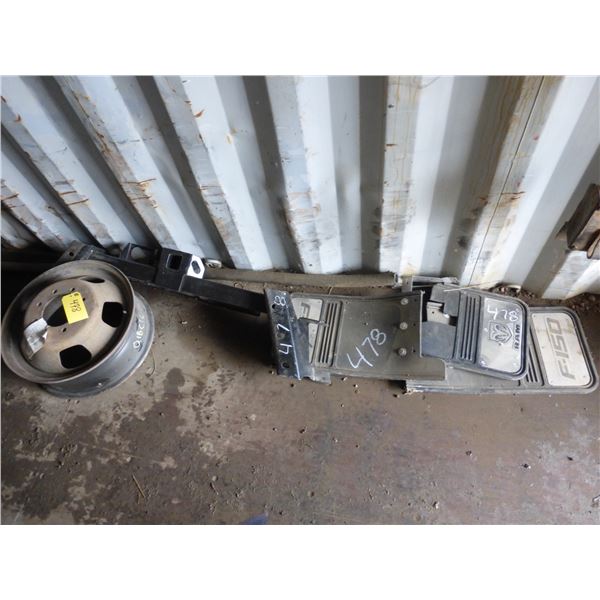 Mud Flap's, Truck Rim and Trailer Hitch
