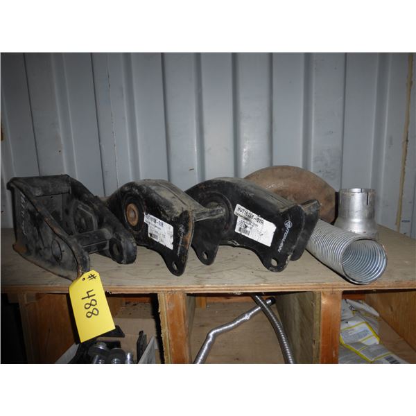 Qty of Misc. on Wood Shelf