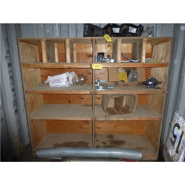 Wooden Shelf Unit (Not to be Removed Until April 15th)