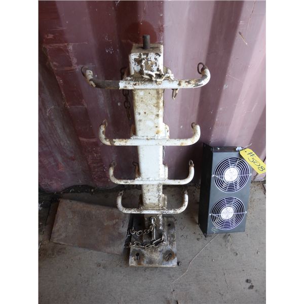 White Bracket and Truck Heater