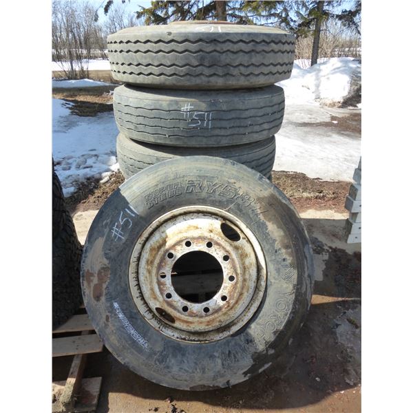 Aprrox 6- Tires 11R/22.5's